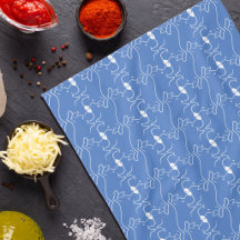 Dessin au trait tête de chien moderne bleu blanc