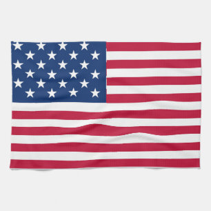 Linge De Cuisine Dessin de fierté du drapeau américain USA