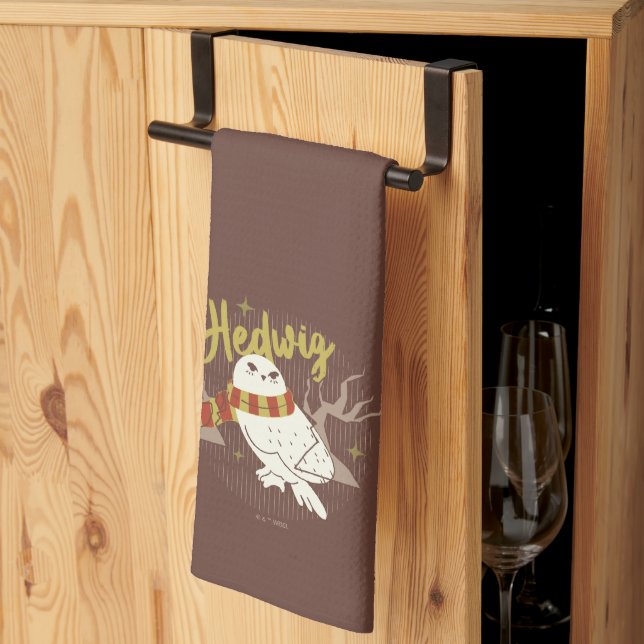 Linge De Cuisine Dessin de la forêt fantaisiste d'Hedwig (Pliage en tiers)