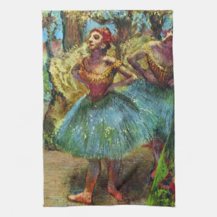Linge De Cuisine Deux danseuses d'Edgar Degas, Art de ballet vintag