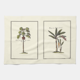 Linge De Cuisine Deux palmiers encadrés par miniature