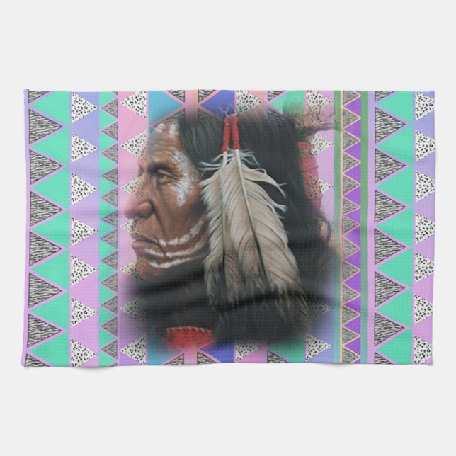 Linge De Cuisine Deux plumes (Horizontal)