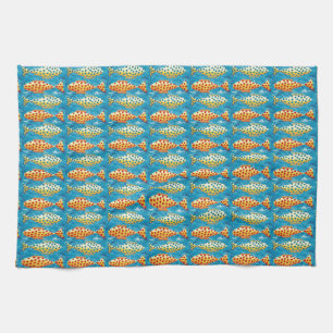 Linge De Cuisine Deux poissons tachetés