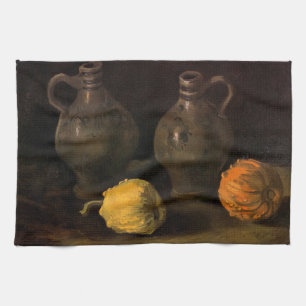 Linge De Cuisine Deux pots et deux citrouilles par Vincent van Gogh