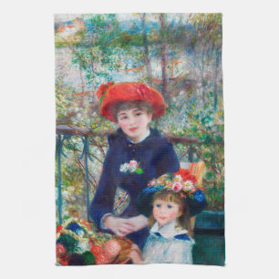 Linge De Cuisine Deux Soeurs - Renoir Impressionniste Peinture 1881