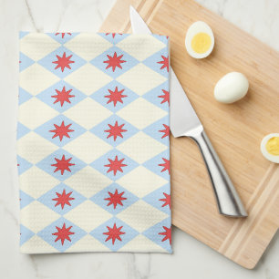Linge De Cuisine Diamant étoile de cirque Retro Funhaus