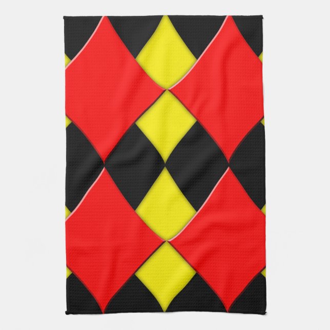 Linge De Cuisine Diamants (Vertical)