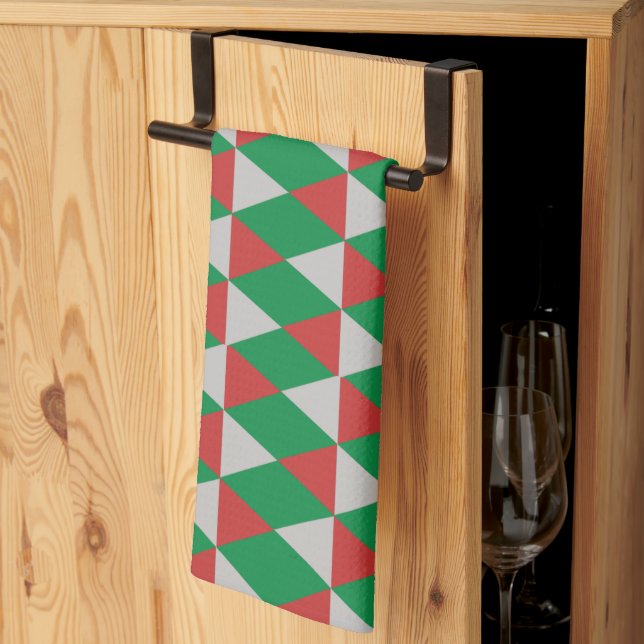 Linge De Cuisine Diamants de vacances (Pliage en tiers)