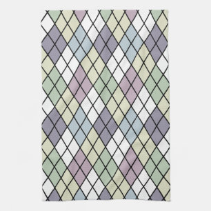 Linge De Cuisine Diamants Pastel