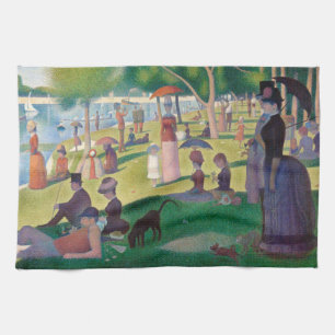Linge De Cuisine Dimanche sur La Grande Jatte Seurat Peinture