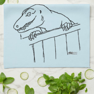 Linge De Cuisine Dinosaure de quartier convivial