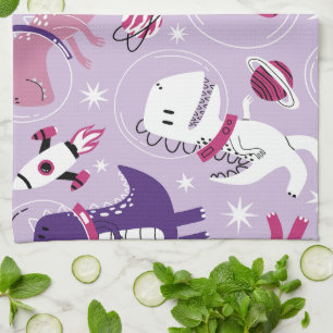 Linge De Cuisine Dinosaures de l'espace, Dinosaures mignons, Étoile