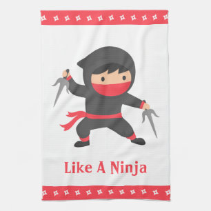 Linge De Cuisine Discrétion Ninja avec des armes de Sai pour des