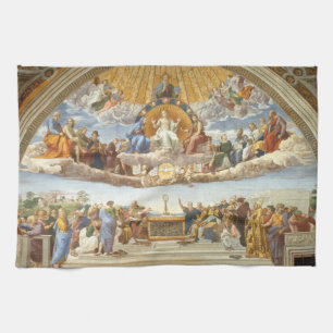 Linge De Cuisine Discussion sur le Saint Sacrement, Raphaël Sanzio