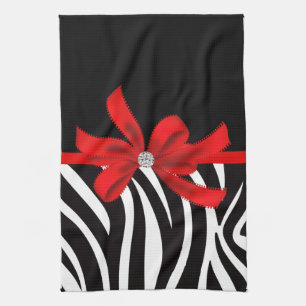 Linge De Cuisine Diva de diamant (rouge)