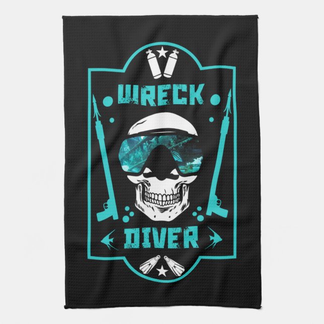 Linge De Cuisine Divers naufrages (Vertical)