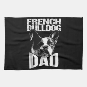 Linge De Cuisine Don de chien   French Bulldog Papa