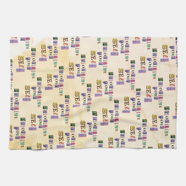 Linge De Cuisine Donnez-vous la priorité (Horizontal)