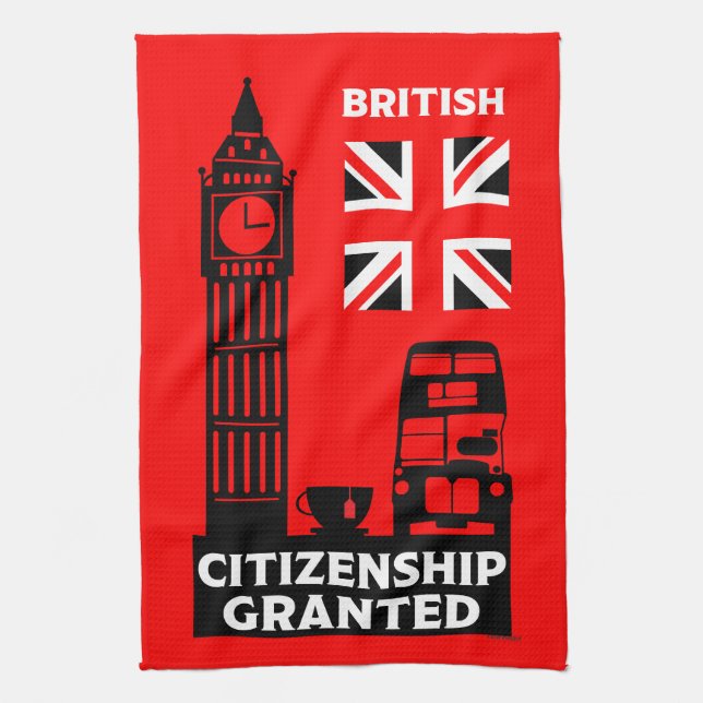 Linge De Cuisine Dons de citoyenneté britannique (Vertical)