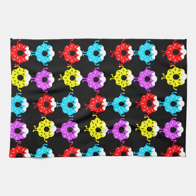 Linge De Cuisine Dons Et Décor De Donut (Horizontal)