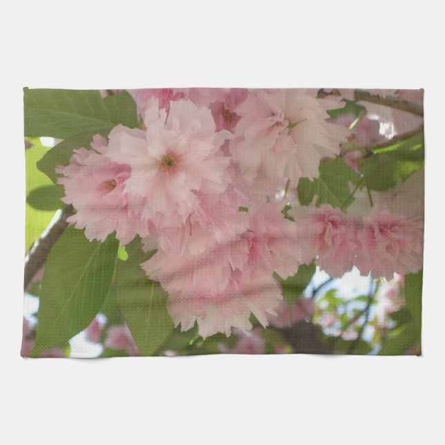 Linge De Cuisine Double floraison cerisier II printemps fleuri (Horizontal)