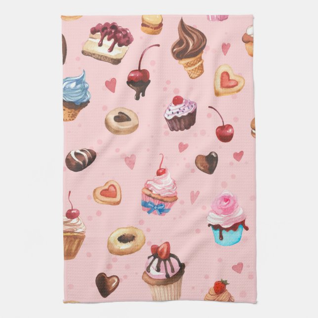 Linge De Cuisine Douceurs estivales fantaisistes (Vertical)