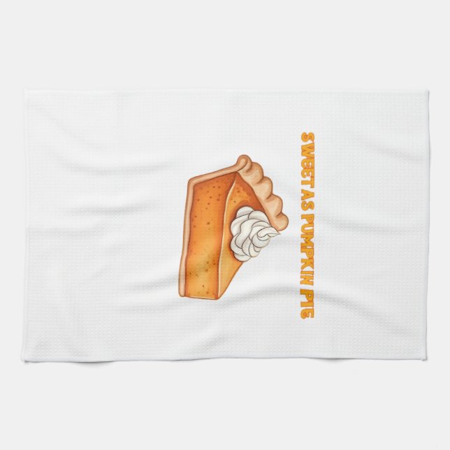 Linge De Cuisine Doux comme la tarte au potiron � Dessert de Thanks (Horizontal)