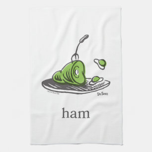 Linge De Cuisine Dr. Seuss   Les Œufs verts au ham