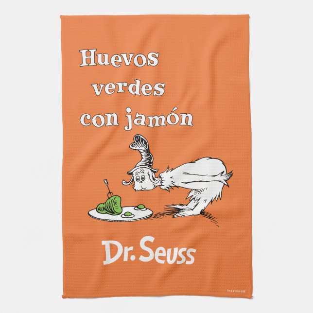 Linge De Cuisine Dr. Seuss Œufs verts et jambon espagnol (Vertical)