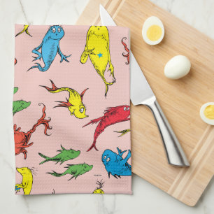 Linge De Cuisine Dr Seuss   Un poisson deux Motifs de poisson
