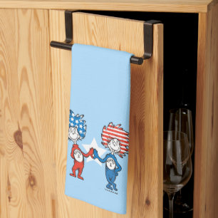 Linge De Cuisine Dr Seuss Une chose Deux graphiques patriotiques