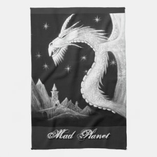 Linge De Cuisine Dragon à la peinture de nuit