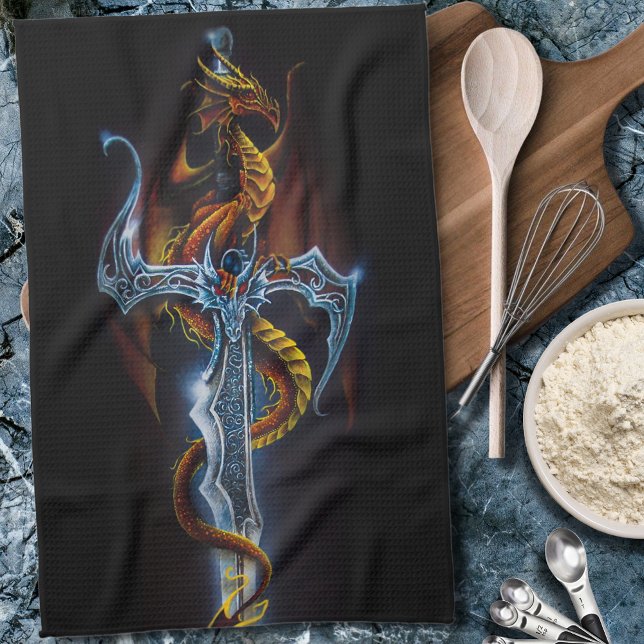 Linge De Cuisine Dragon and Sword (Créateur téléchargé)