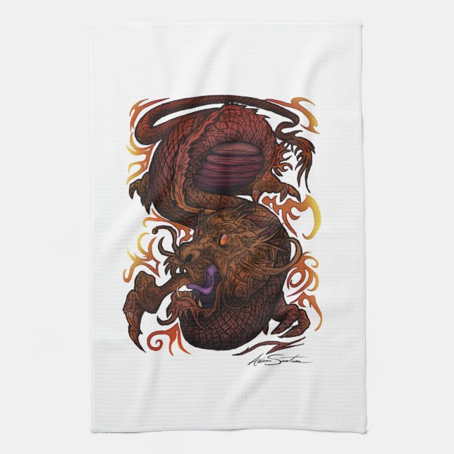 Linge De Cuisine Dragon (Signature Design) (Vertical)