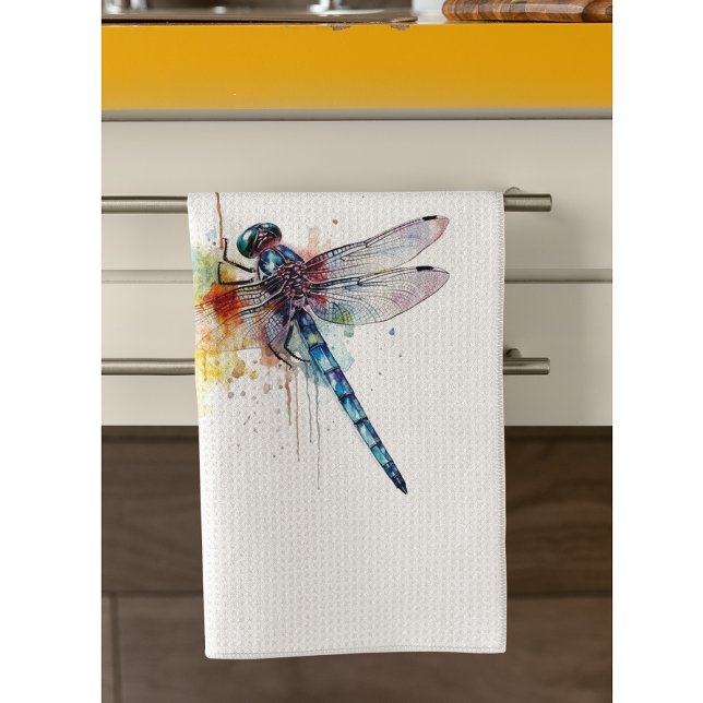 Linge De Cuisine Dragonfly colorée personnalisable (Créateur téléchargé)