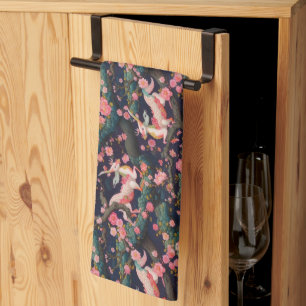 Linge De Cuisine Dragons roses et fleurs de cerisiers