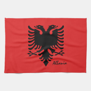 Linge De Cuisine Drapeau albanais et cuisine albanaise, mode/sports
