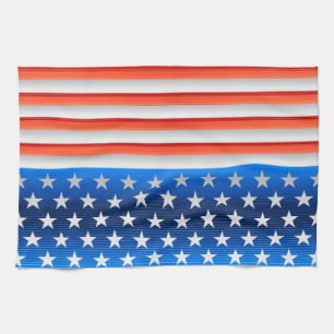 Linge De Cuisine Drapeau américain