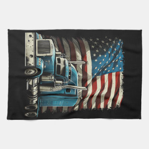 Linge De Cuisine Drapeau américain de camionnette pour voiture patr