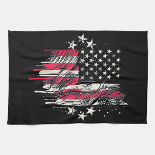 Linge De Cuisine Drapeau Américain Hommes États-Unis Tout-Petit Dra