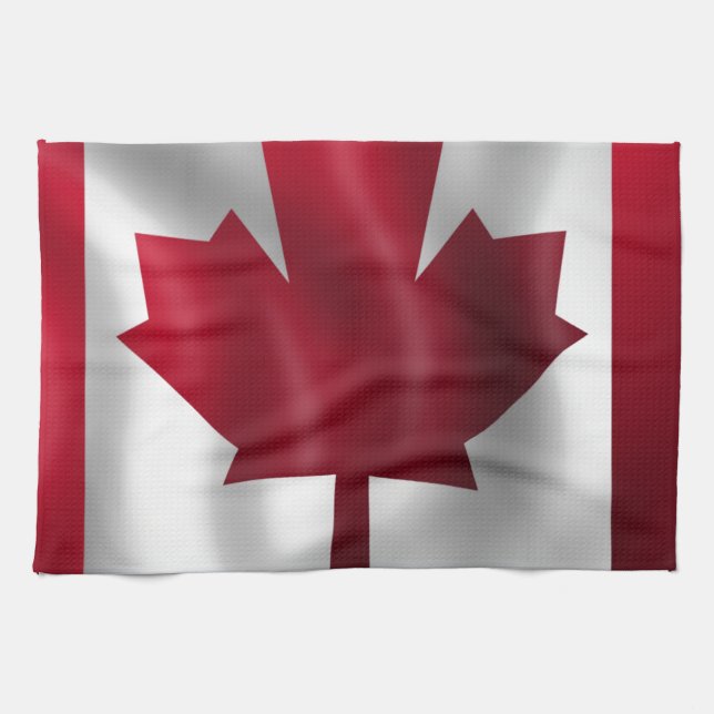 Linge De Cuisine Drapeau canadien (Horizontal)