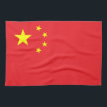 Linge De Cuisine Drapeau Chinois<br><div class="desc">Le drapeau national de la Chine.</div>