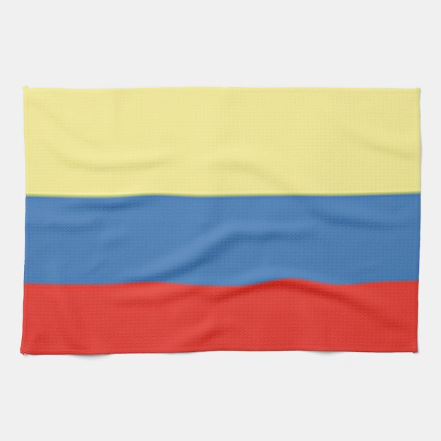 Linge De Cuisine Drapeau Colombie (Horizontal)