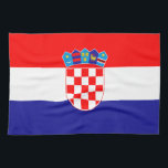 Linge De Cuisine Drapeau croate<br><div class="desc">Le drapeau national de la Croatie.</div>