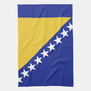 Linge De Cuisine Drapeau de Bosnie-Herzégovine