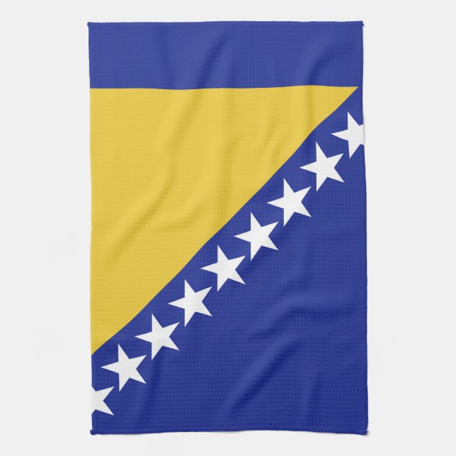 Linge De Cuisine Drapeau de Bosnie-Herzégovine (Vertical)