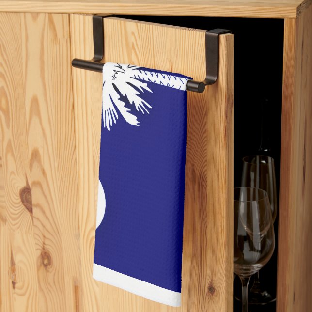 Linge De Cuisine Drapeau de Caroline du Sud  (Pliage en tiers)