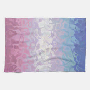 Linge De Cuisine Drapeau de fierté bigender tripant ondoyant funky 