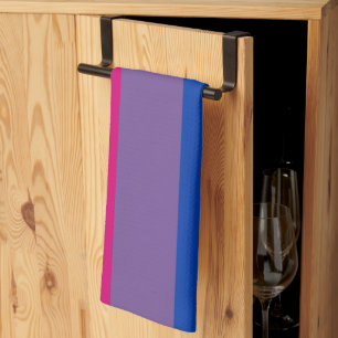 Linge De Cuisine Drapeau de fierté bisexuelle de SlipperyJoe's coul