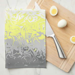 Linge De Cuisine Drapeau de fierté demigenre abstrait ondoyant psyc